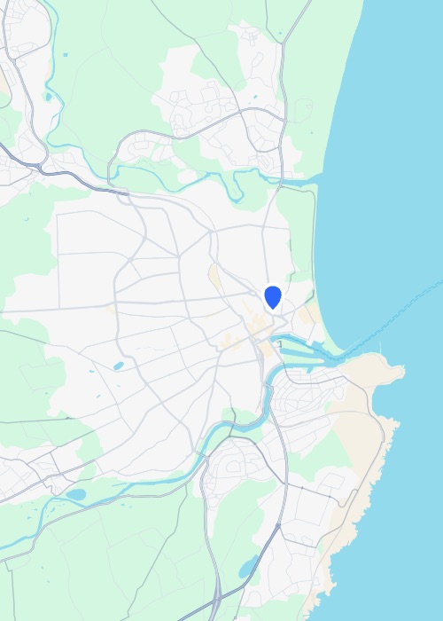 Map image of Aberdeen